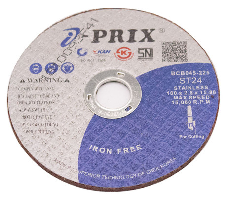 ĐÁ CẮT INOX IPRIX ST24 100 X 2.5 X 15.88MM 